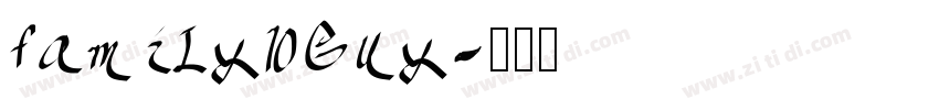family Guy字体转换